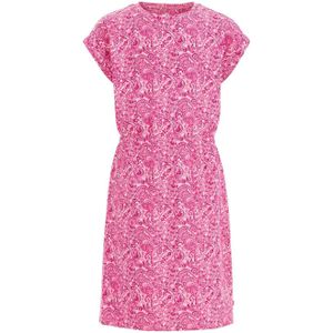 WE Fashion jurk met paisleyprint roze/wit