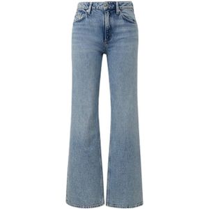 Q/S by s.Oliver high waist straight jeans light blue denim