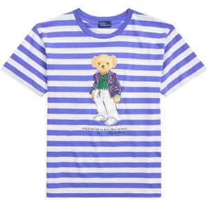 POLO Ralph Lauren gestreept T-shirt blauw/wit