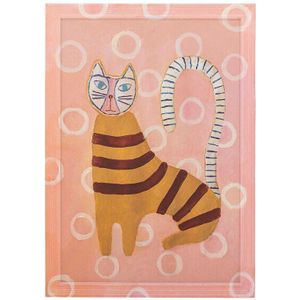 Bloomingville - Missy - Schilderij - 40x2x56 cm - Roze Achtergrond