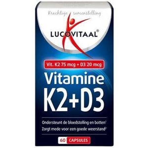 Lucovitaal K2+D3 Vitamine - 60 capsules