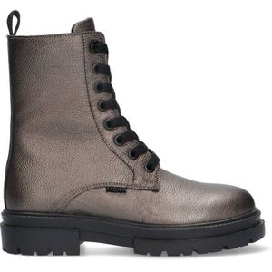 Mexx leren veterboots brons