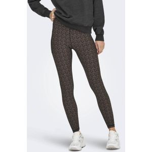 Onpfont-2 - Skinny Fit - Sportlegging - High Waist - Zwart - B-Dry Technologie