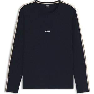 BOSS - 50550484 - T-shirt - Marineblauw - Lange Mouwen - Casual