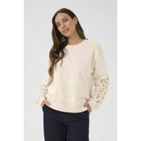 Cream - CRJosie - Sweater - Crème - Rechtvallende Pasvorm - Lange Mouwen