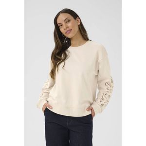 Cream - CRJosie - Sweater - Crème - Rechtvallende Pasvorm - Lange Mouwen
