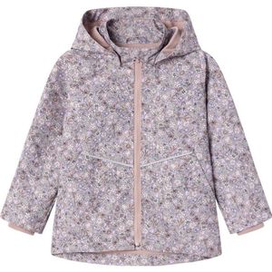 NAME IT MINI zomerjas NMFMAXI met all over print mauve/multicolor