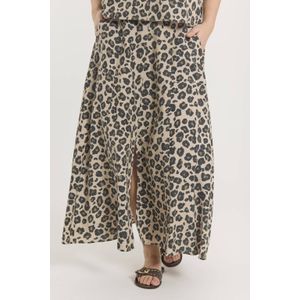 FREEQUENT maxi rok zand/zwart