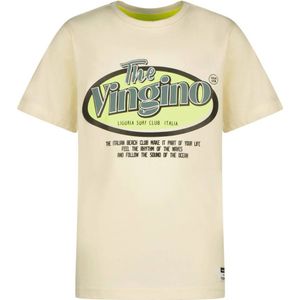 Vingino T-shirt Hebor met logo offwhite