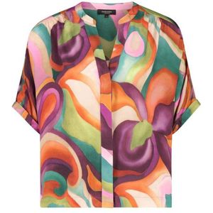 Claudia Sträter blousetop met all over print multi