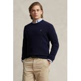 Polo Ralph Lauren trui met wol fijn gebreid donkerblauw
