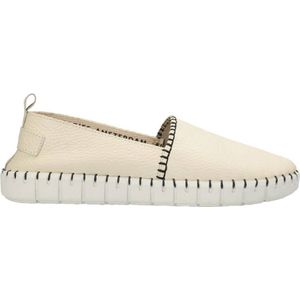 Shabbies Amsterdam NOVA Espa Floater leren espadrilles licht beige