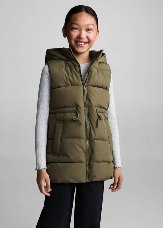 Mango Kids bodywarmer kakigroen