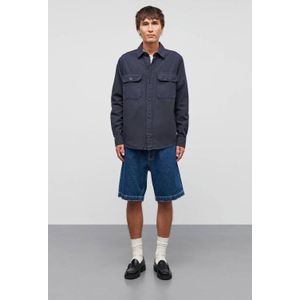 MADS NØRGAARD - COPENHAGEN casual overhemd donkerblauw