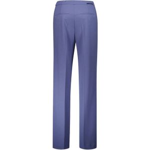 gardeur wide leg regular waist broek blauw