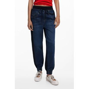 Desigual - Joggingjeans - Effen - Lange Jeans - Jogger Fit