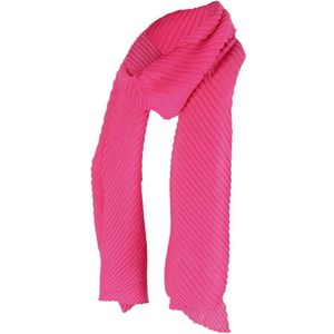 Sarlini plissé sjaal fuchsia