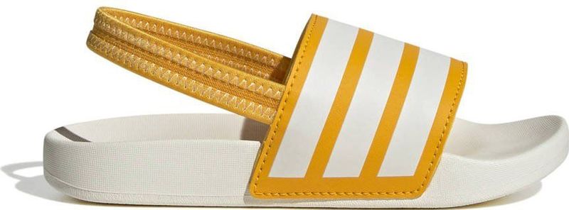 adidas - Adilette Estrap - Badslippers - Ecru/Geel - Rubber