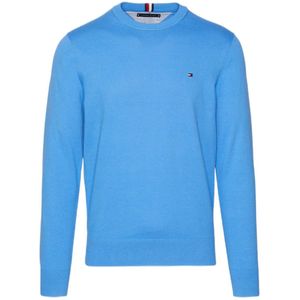 Tommy Hilfiger gestreepte gebreide trui 1985 van biologisch katoen blue spell