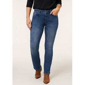 Miss Etam Straight Jeans Jackie Medium Blue Denim