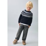 Mango Kids casual broek antraciet