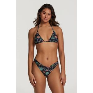 Shiwi triangel bikini Liz zwart/groen/oranje