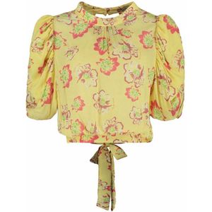 HARPER & YVE gebloemde blousetop MACEY geel