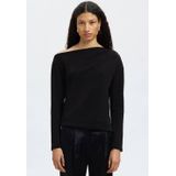 SELECTED FEMME asymmetrische top zwart