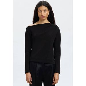 SELECTED FEMME asymmetrische top zwart