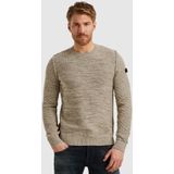 PME Legend - Trui - Witte Kleur - Ronde Hals - Lange Mouw