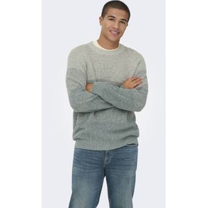 Relaxed fit gebreide pullover van puur katoen, model 'BIRK'