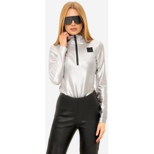 NIKKIE ski pully Nantes zilver