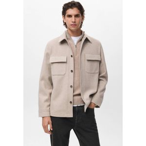 Mango Man overshirt beige