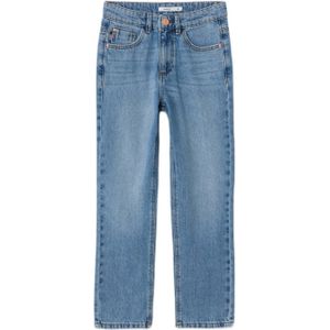 NAME IT KIDS straight fit jeans NKFROSE medium blue denim