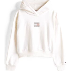 Tommy Hilfiger - RHINE STONE FLAG HOODIE - Ruby Rabarber - Hoodie