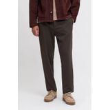 JACK & JONES PANTS STUDIO JPSTACE tapered joggingbroek donkerbruin