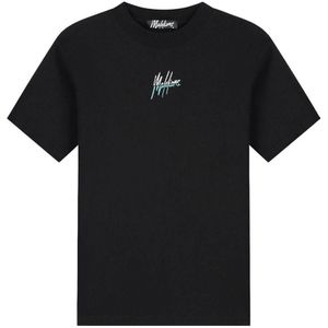 Malelions - Split T-Shirt - Black - Katoen