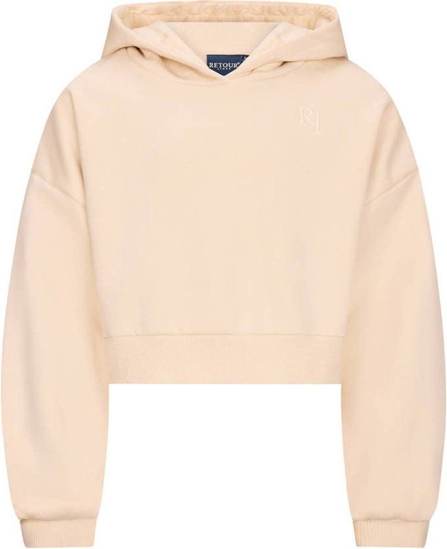 Retour Jeans - Toulal - Hoodie - Beige - Met Capuchon