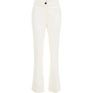 WE Fashion flared pantalon wit