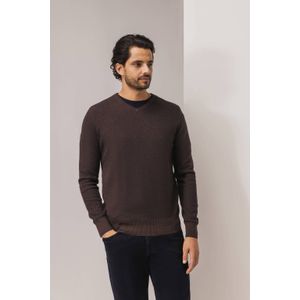 State of Art - Gebreide Trui - Donkerrood - Regular Fit