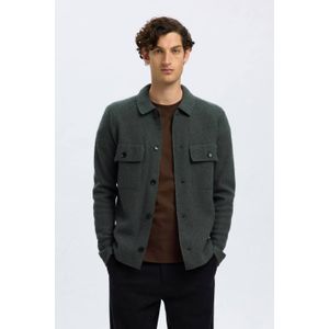 Selected - Nealy Cardigan - Gebreid Herenvest - Met Lange Mouwen - Gekookte Wol