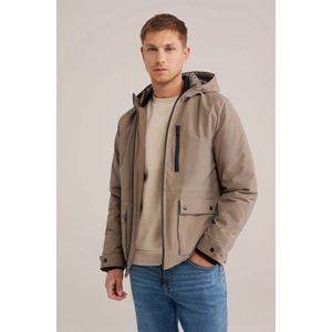 WE Fashion - Waterafstotend Jack - Regular Fit - Met Capuchon