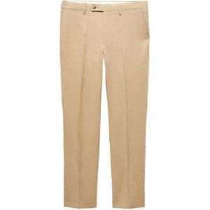 Mango Man regular fit pantalon beige