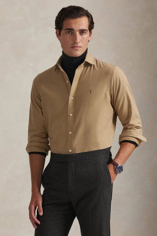 Polo Ralph Lauren - Vrijetijdsoverhemd - Custom Fit - Katoenmix