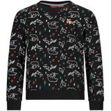 TYGO & vito - Sweater - Zwart - Voor Jongens - Ronde Hals - Lange Mouwen