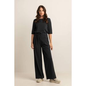 Expresso - EX21-25458 - High Waist Pantalon - Zwart - Travelstof