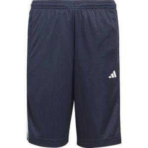 adidas Sportswear regular fit casual short met logo donkerblauw/wit