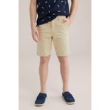 WE Fashion Blue Ridge slim chino short beige