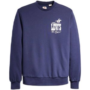 Levi's sweater met printopdruk donkerblauw
