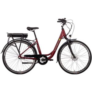 Saxonette Advanced Plus elektrische damesfiets 45 cm, N3, rood